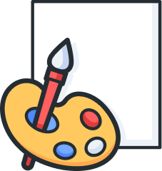 그래픽 콘텐츠 연동 아이콘